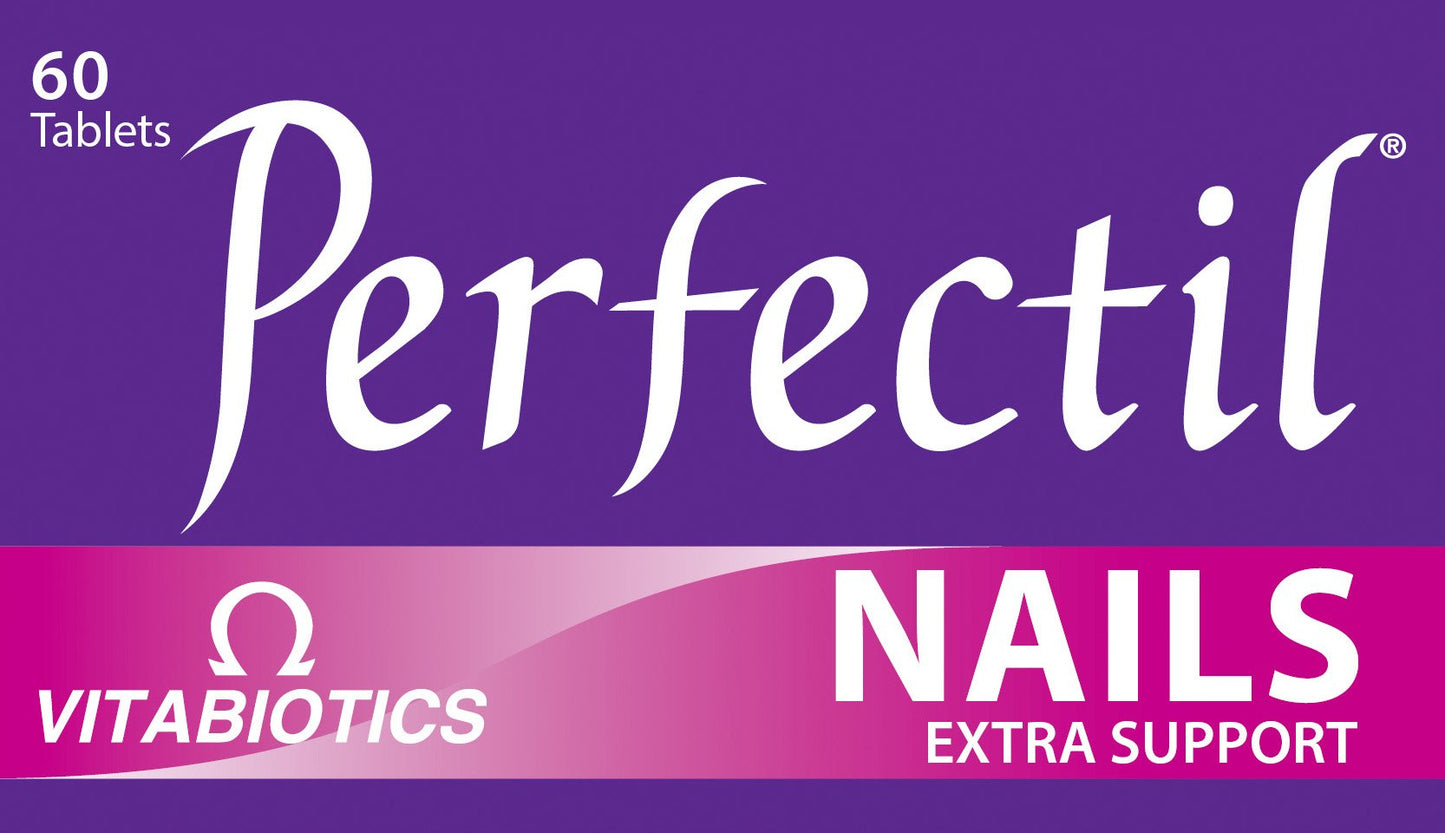 Perfectil Nails Beauty Supplement for Nails - Includes Selenium, Biotin & CoQ10, 60 Tablets 30-Day Supply, by Vitabiotics
