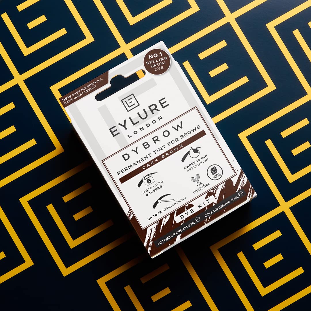 Eylure Dybrow Permanent Tint Kit – Dark Brown | TRYTLION