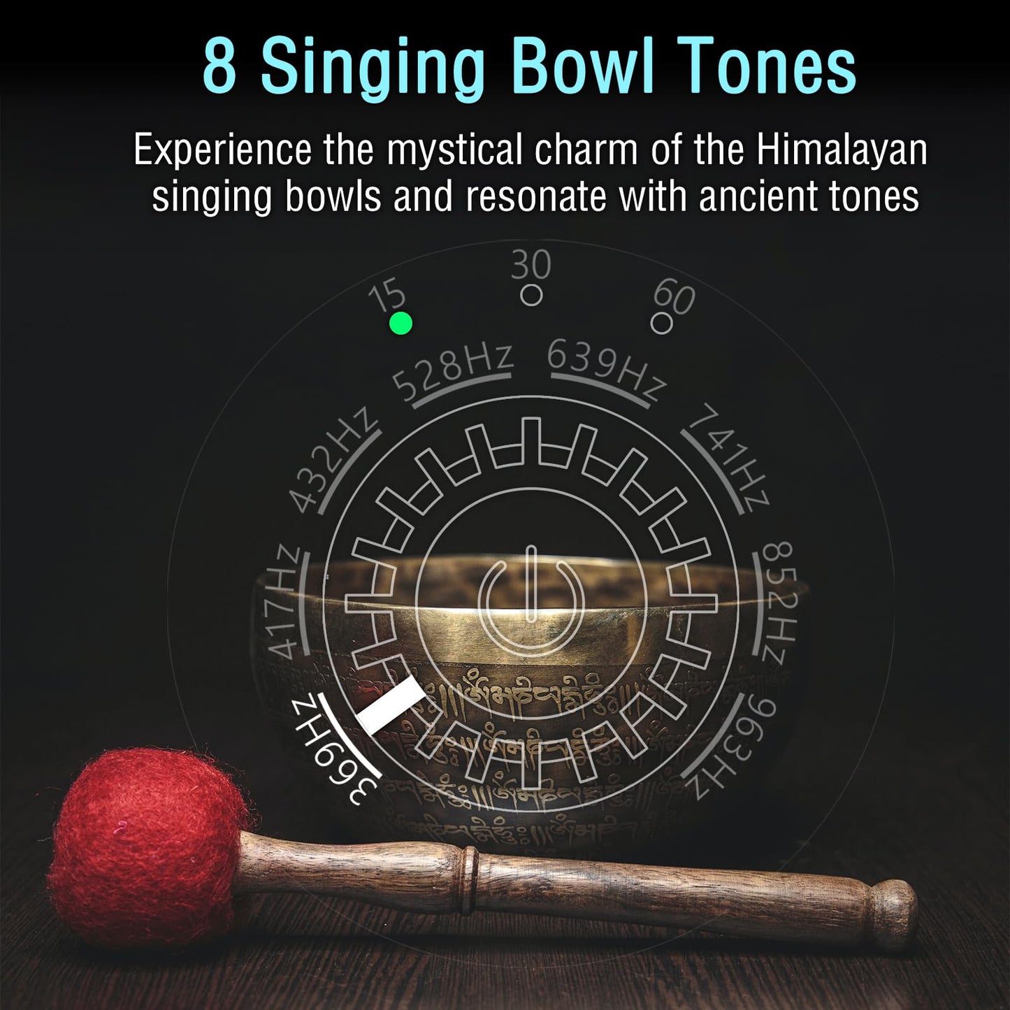 Rylaxtones Meditation System 8 Types of Tibetan Singing Bowls for Meditation, Mindfulness, Sound Bath, Chakra Healing, Stress Relief, Sound Therapy, Yoga Practice and More
