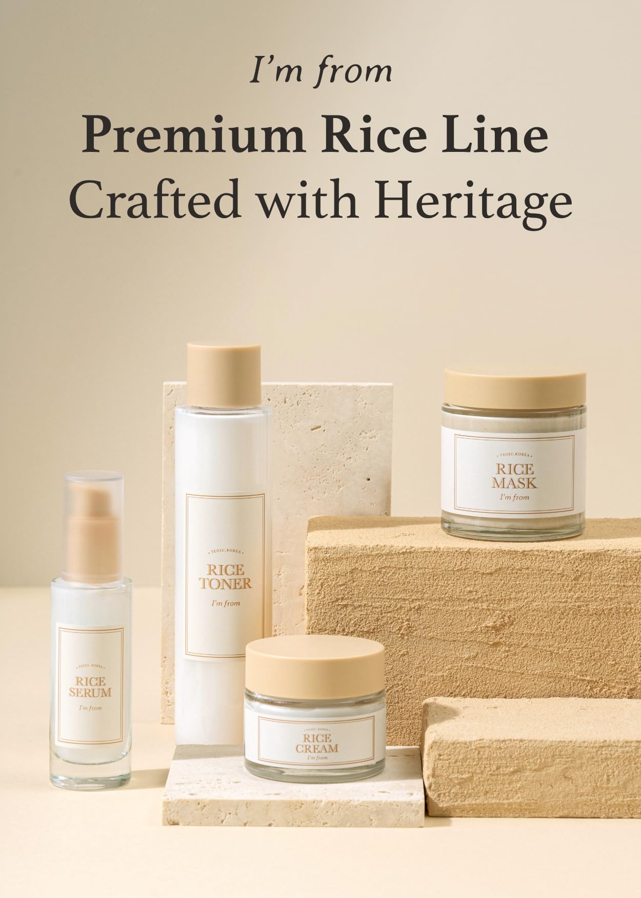 I'm From Rice Toner – 77.78% Rice Extract – Hydrating Glow Essence with Niacinamide (150ml)