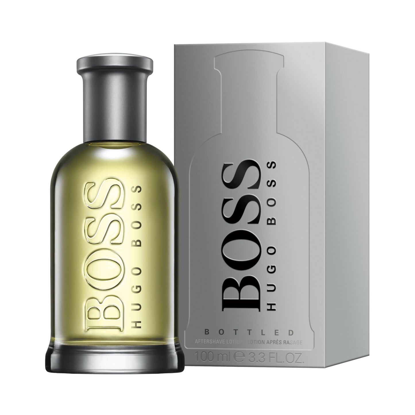 BOSS Bottled Aftershave for Him - Woody Scent with Notes of Apple, Cinnamon and Wood - Light Longevity - 100ml