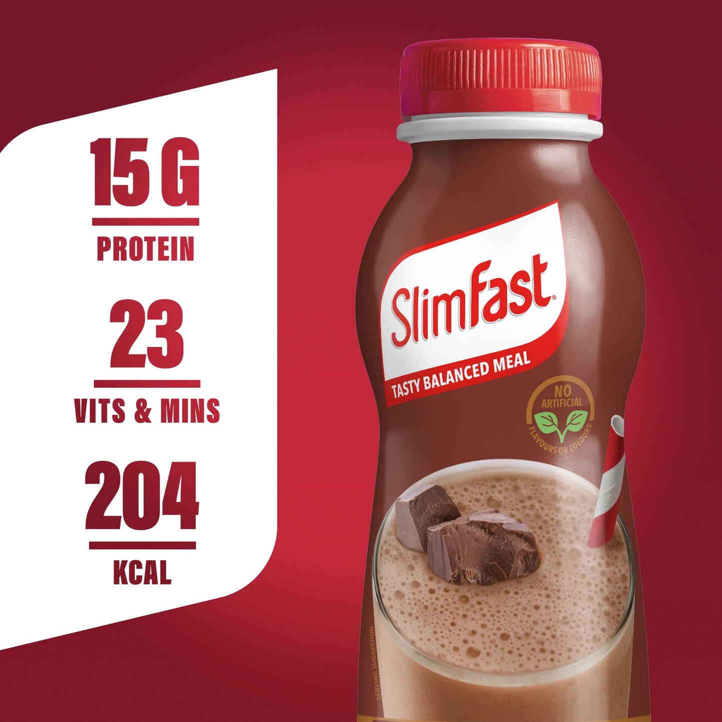 SlimFast Ready To Drink Chocolate Shake – 6 x 325ml