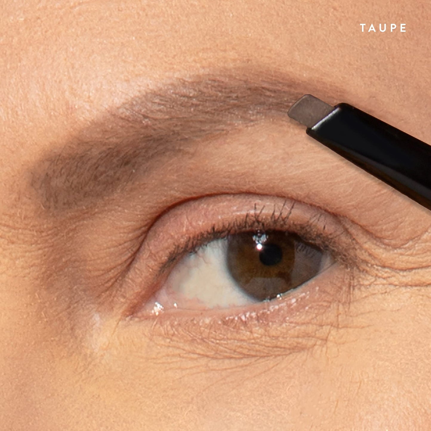 LAURA GELLER NEW YORK Sculpt-n-Stay Waterproof Brow Pencil & Gel (Taupe) - Precision 2-in-1 Waterproof Eyebrow Pencil for Perfectly Sculpted Brows