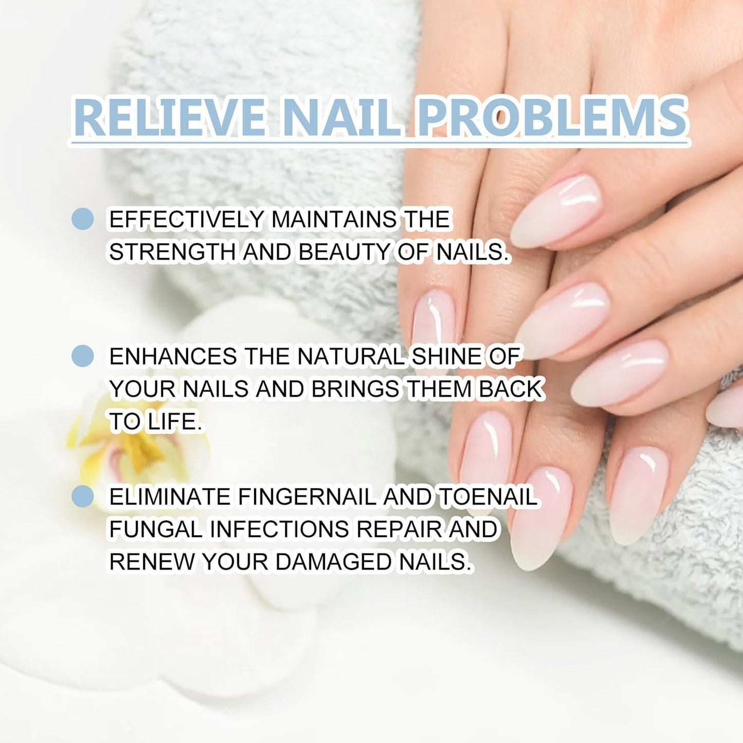 2PCS Onyxoguard Nail Repair & Growth Serum, Nail Strengthening Conditioner
