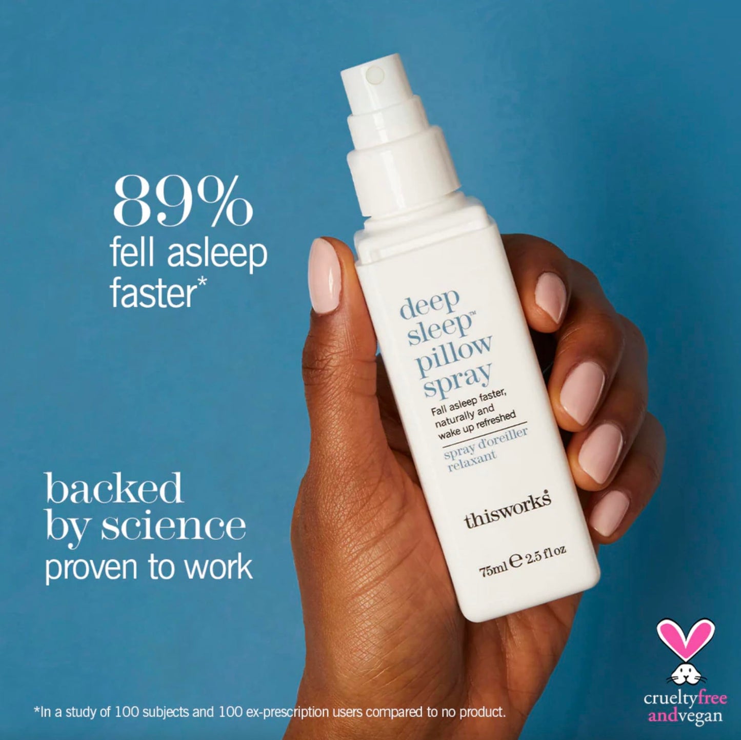 This Works Deep Sleep Pillow Spray, 75 ml, Infused with Lavender, Camomile and Vetivert - Science-Backed Natural Pillow Spray to Aid Sleep