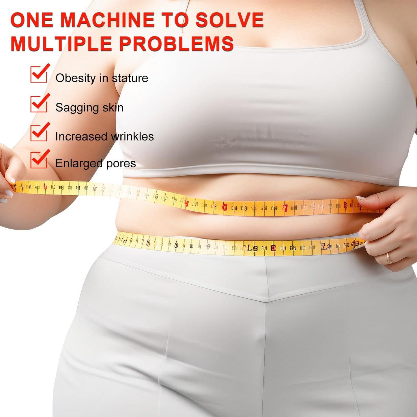 Elitzia 4 in 1 Body Shaper Beauty Machine Skin Care Tool Rf Cavitation Vacuum Multipole Device Salon Spa Equipment Home Use Massager for Arm Waist Belly ETLW202