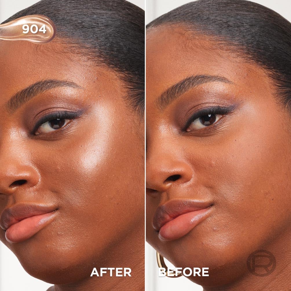 L'Oréal Paris Glow Enhancer, 24h Hydration with Shea Butter and Glycerin, Paradise Lumi Glotion, Shade 904: Deep Glow, 40 ml