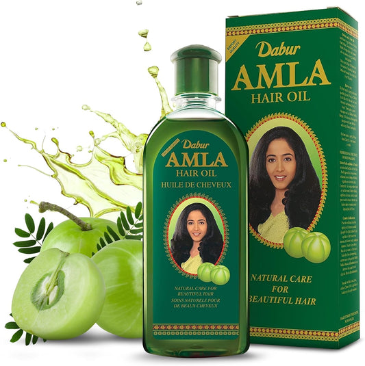 Dabur Amla Hair Oil - 200ml | For Strong, Long and Thick hair | Nourishes Scalp | Controls Hair Fall, Strengthens Hair & Promotes Hair Growth (Packing May Vary)