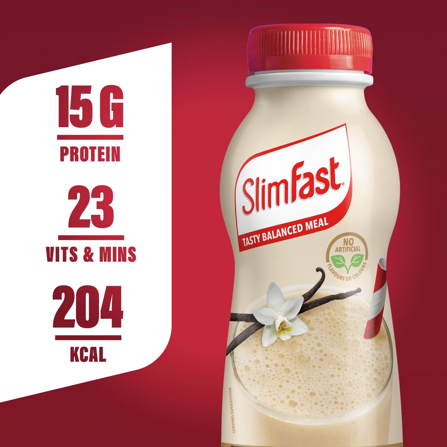SlimFast Ready To Drink Vanilla Shake – 6×325 ml | TRYTLION