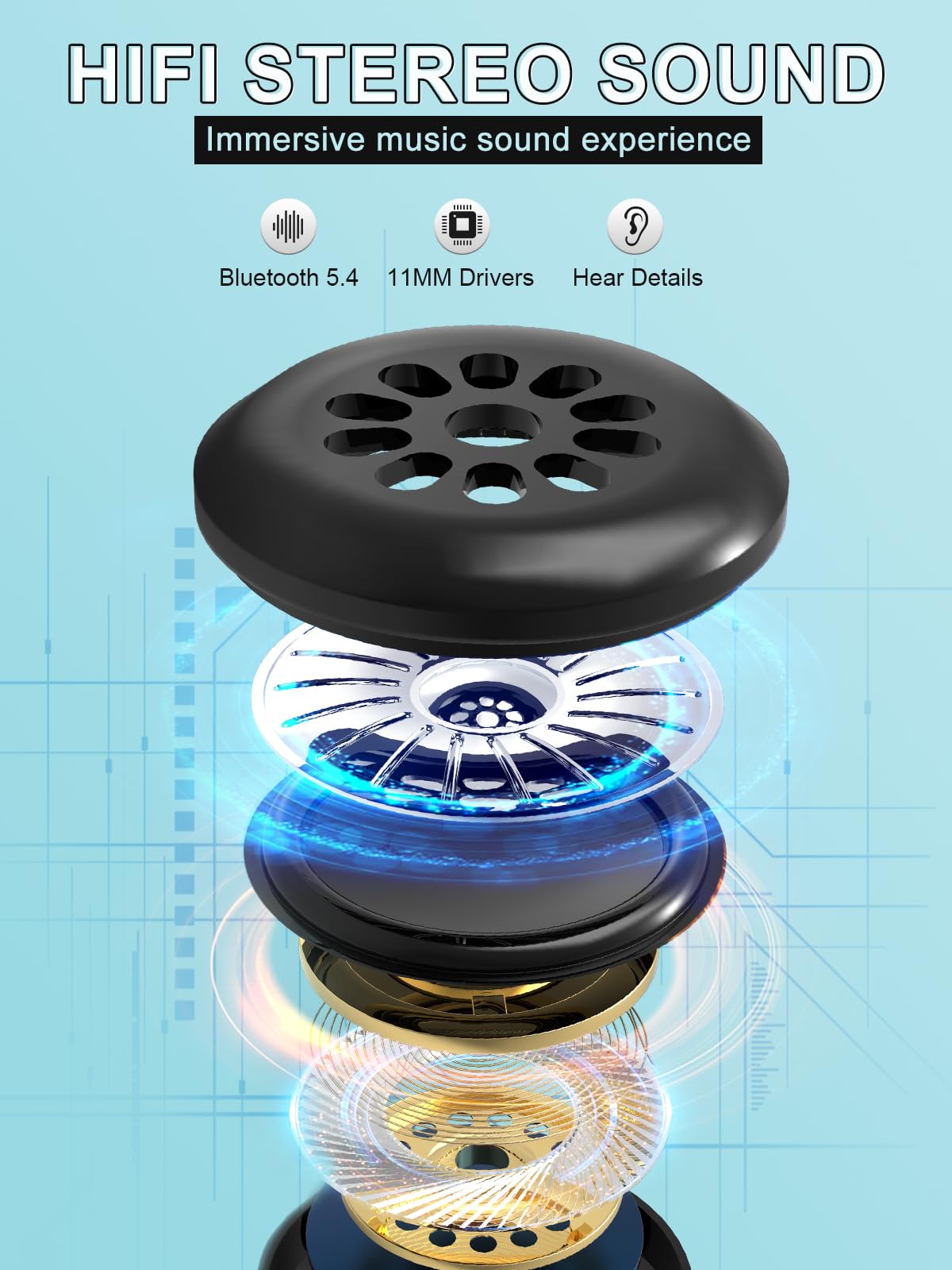 LC-dolida Bluetooth Sleep Mask with Headphones – 200% Blackout, 3D Eye Mask