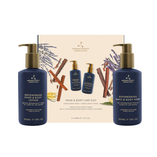 Aromatherapy Associates Replenishing Bathroom Kit - Hand And Body Wash And Lotion Duo Set