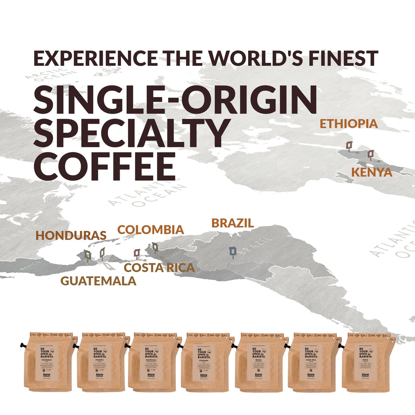 Original Gourmet Coffee Gift Set for Men & Women – 14 of The World’s Finest Single Estate Specialty & Organic Coffees | Brew & Enjoy Anytime, Anywhere | Hamper Style Letterbox Gift Idea for Him & Her