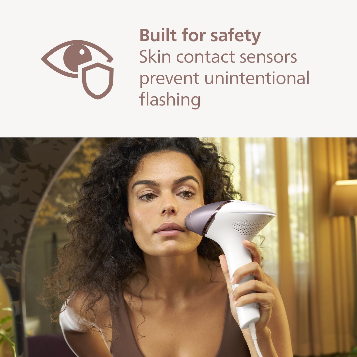 Philips Lumea Series 8000, IPL Hair Removal Device, with SenseIQ Technology, 4 Attachments for Body, Face, Bikini and Underarms, Satin Compact Pen Trimmer, Model BRI949/00