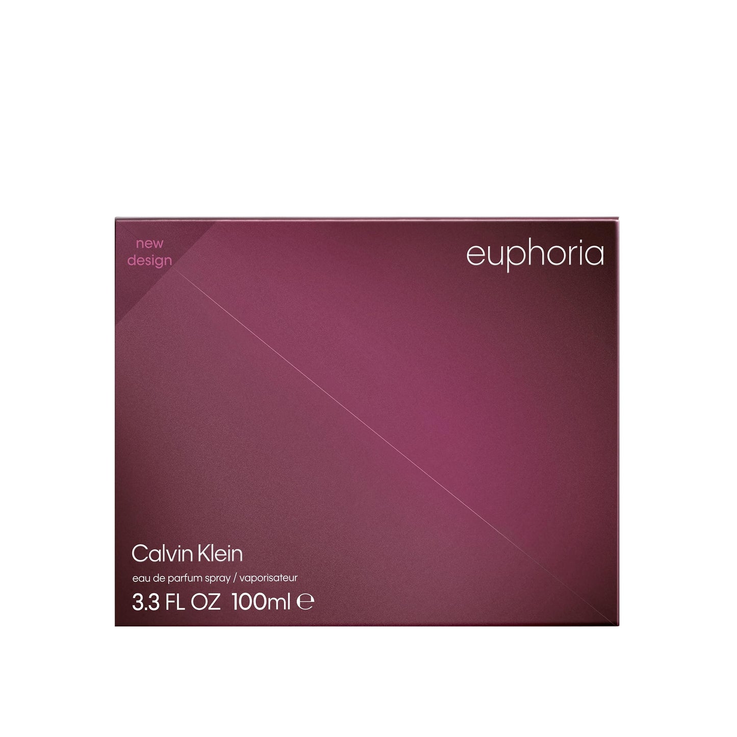 CALVIN KLEIN Euphoria - Eau de Parfum for Women - Chypre Fragrance with Notes of Pomegranate, Black Orchid, Lotus Blossom and Mahogany Wood - High Longevity - 100ml