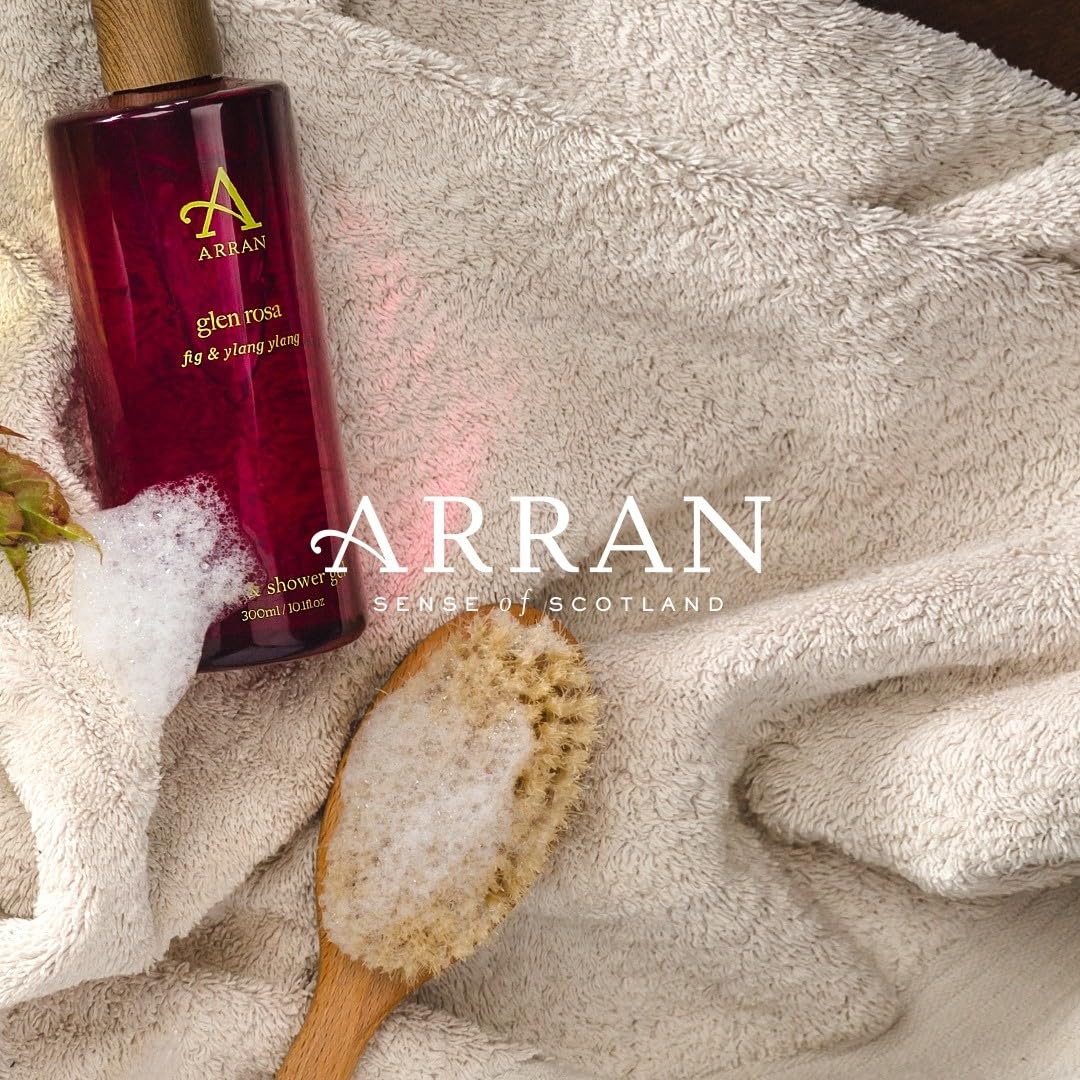 Arran Sense of Scotland Glen Rosa Body Wash (300ml) with Fig and Calming Ylang Ylang for Gentle Cleansing and Hydrated Skin