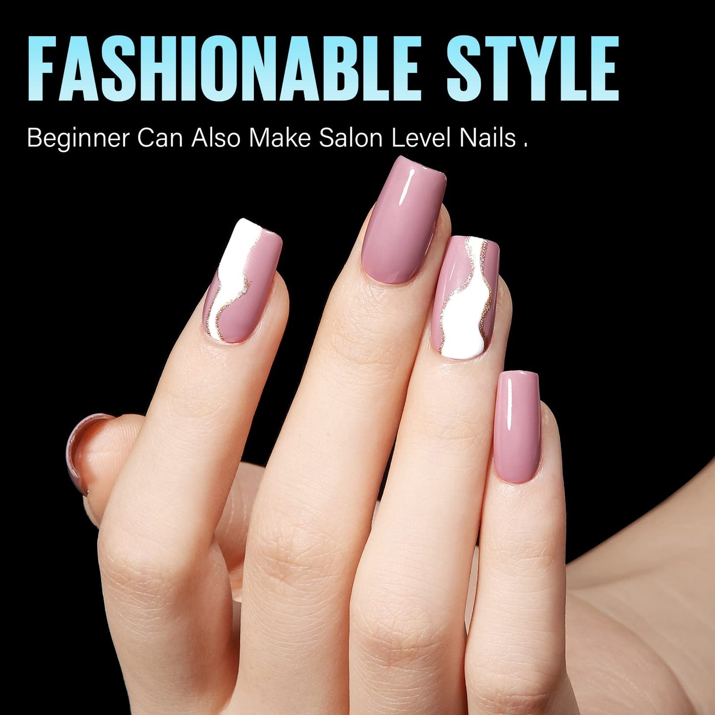 TOMICCA Square Shaped Short Nail Tips - 192PCS Half Matte Soft Gel, No File Needed- Full Cover False Nails, Clear Acrylic & Strong Tips for Press On Extension - 12 Sizes