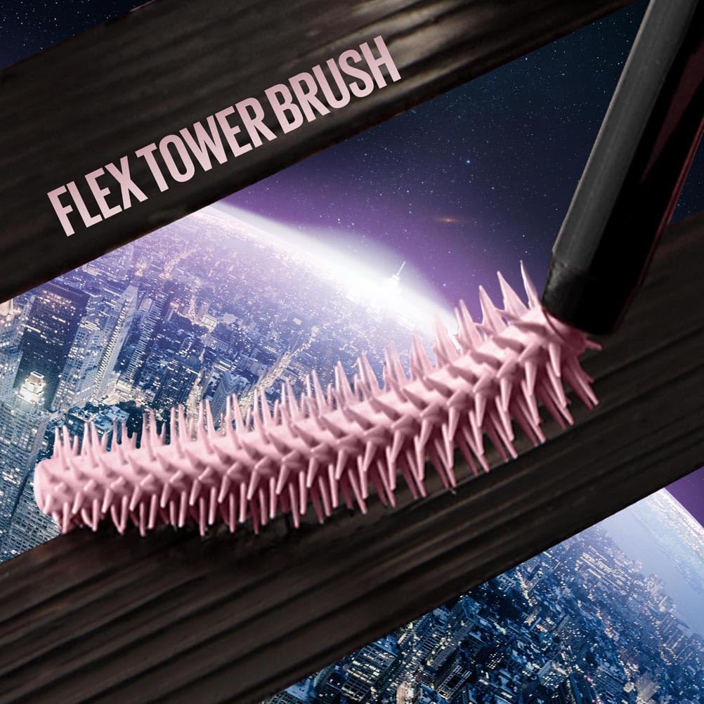 Maybelline Mascara, Lash Sensational Sky High Volumizing & Thickening, Eyelash Lengthening, Flake-Free Formula, Washable Mascara Infused with Bamboo Extract, Colour: Brown