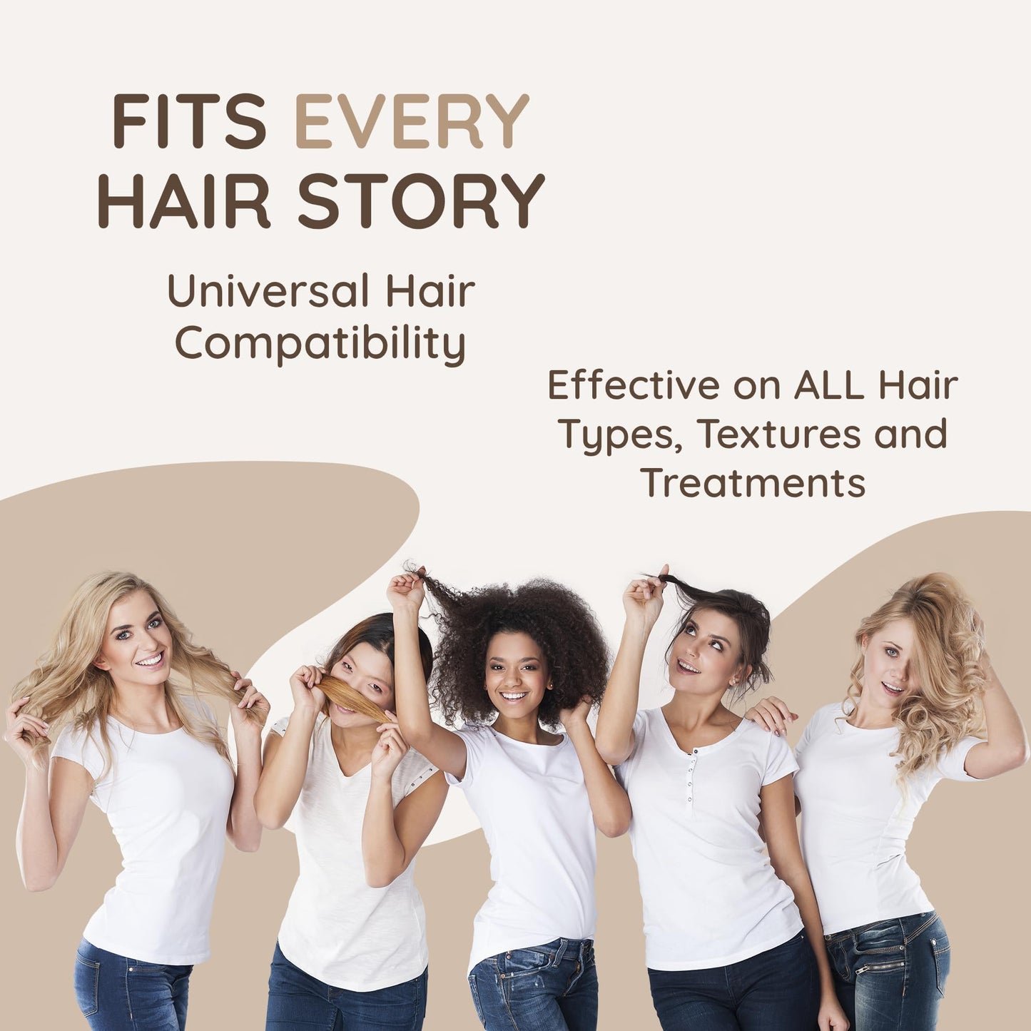 Vitamins Hair Serum Keratin Treatment - Biotin Collagen & Coconut Oil Hydrating Moisturiser for Frizzy Dry Damaged Hair - Anti Frizz Heat Protection for Curly Wavy Straight Locks
