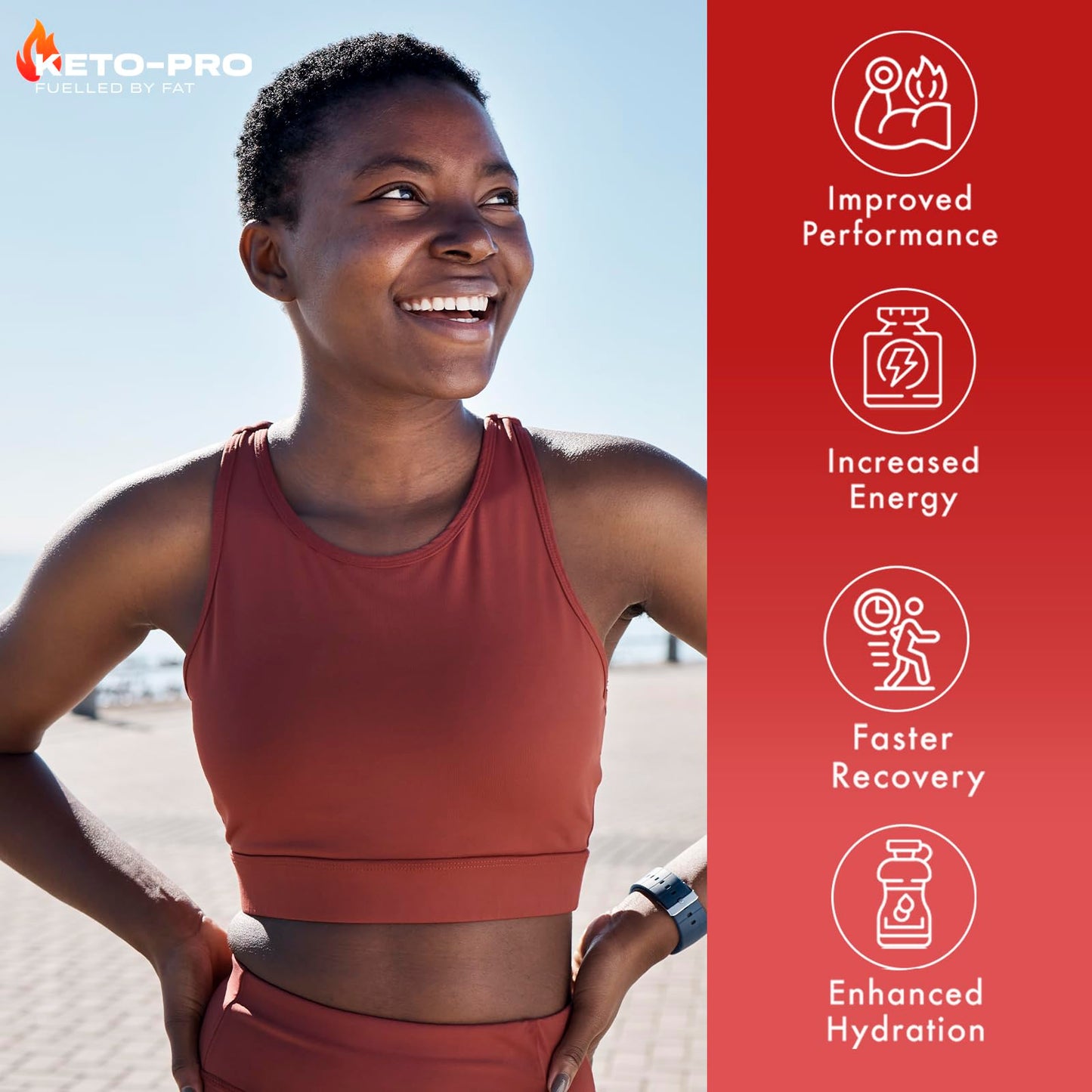 Keto-Pro Electrolytes PLUS Cherry Berry 250 g | TRYTLION