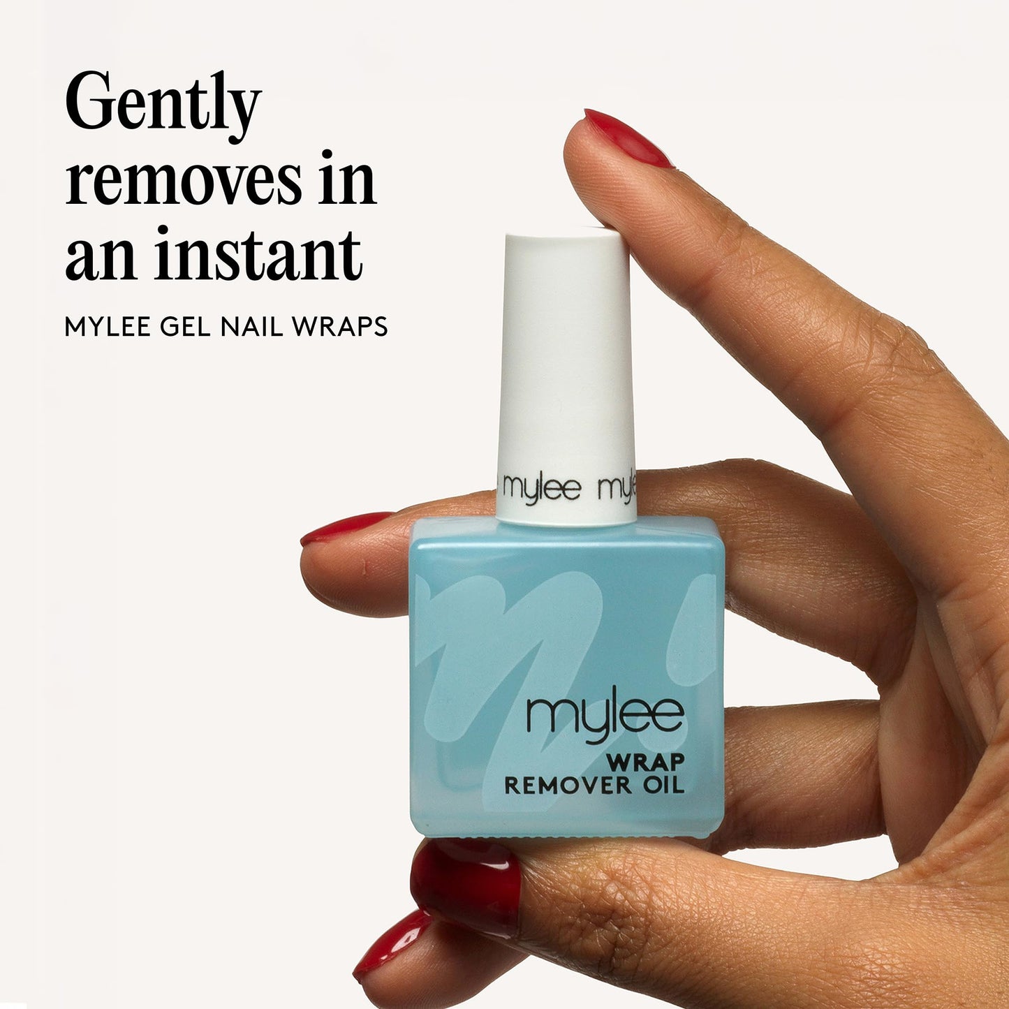 Mylee Wrap Remover Oil 15ml– Gentle, Quick Gel Nail Wrap Removal with No Acetone – Nourishing, Hydrating Formula for Healthier Nails – Damage-Free, Easy to Use, Vegan & Cruelty-Free