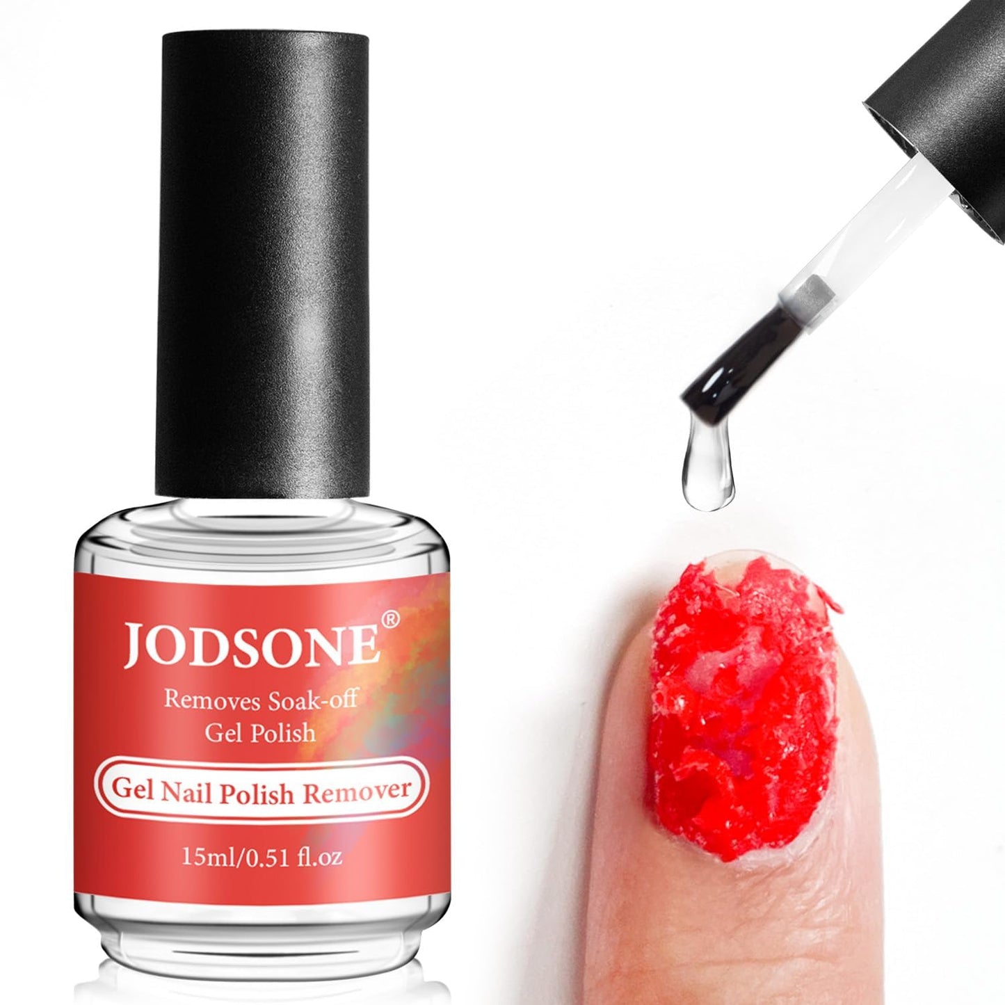 JODSONE 15ML Gel Nail Remover No Need Soaking or Wrapping Gel Remover for Nails 3-5 Minutes Easy And Quick