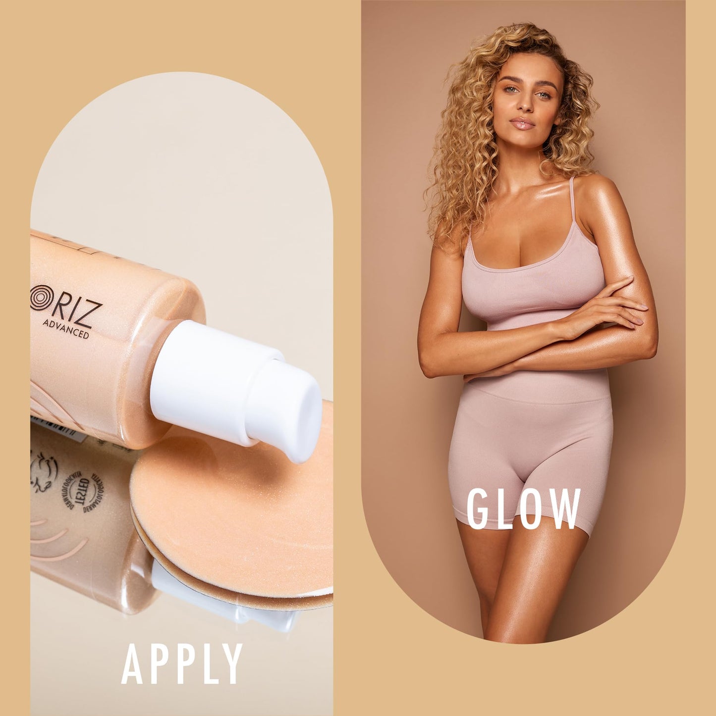 St Moriz Advanced Glow Body Oil | Body Illuminator for Instant Skin Radiance | Body Glow Enhancer | Shimmering Liquid Highlighter for Body | Compliments Your Tan | Vegan | Cruelty Free | 100ml