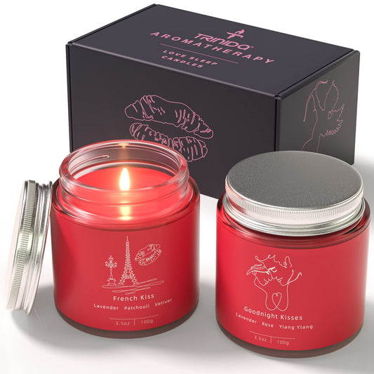 TRINIDa Intimacy Scented Candles Set – Romantic Gift for Couples