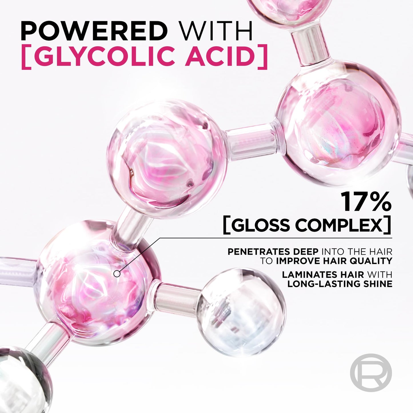 L'Oreal Paris Elvive Glycolic Gloss Lamination Rinse-Off Treatment, With Gloss Complex and Glycolic Acid, Fills and Seals Hair Fibres, For Long-lasting Smooth & Shiny Hair, Ideal for Dull Hair, 200ml