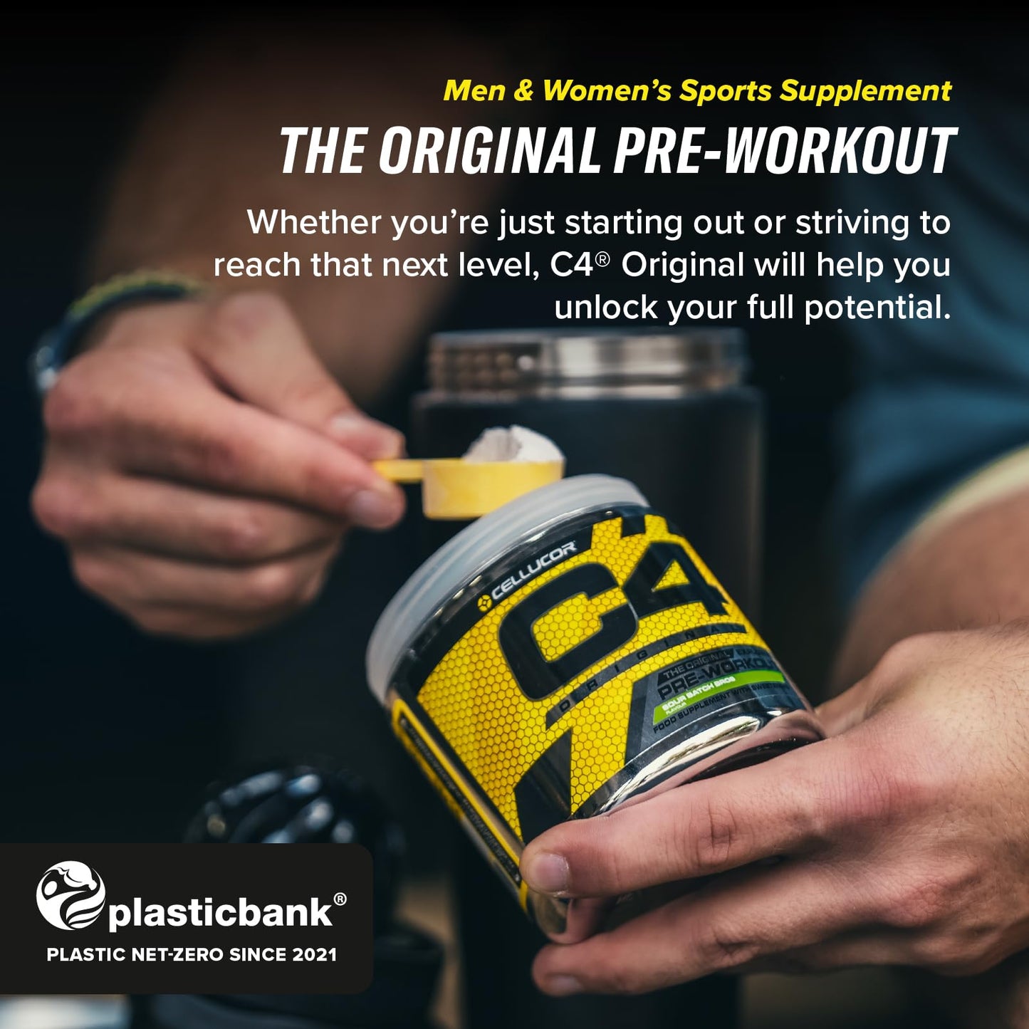 C4 Original Beta Alanine Sports Nutrition Bulk Pre Workout Powder for Men & Women | Best Pre-Workout Energy Drink Supplements | Creatine Monohydrate | Frozen Bombsicle | 60 Servings