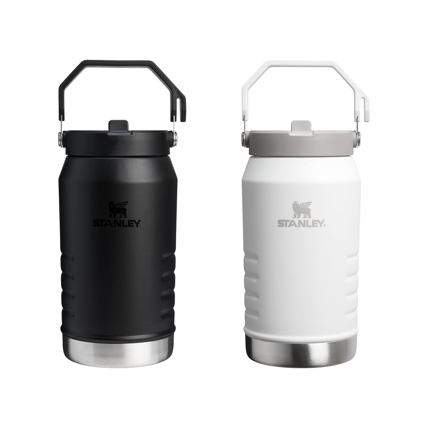 Stanley IceFlow Flip Straw 2.0 Jug 1.90L - 20 Hours Cold - 4 Days Iced - Leakproof - Stainless Steel Water Bottle with Straw - BPA Free - Dishwasher Safe - Gym Bottle - Frost