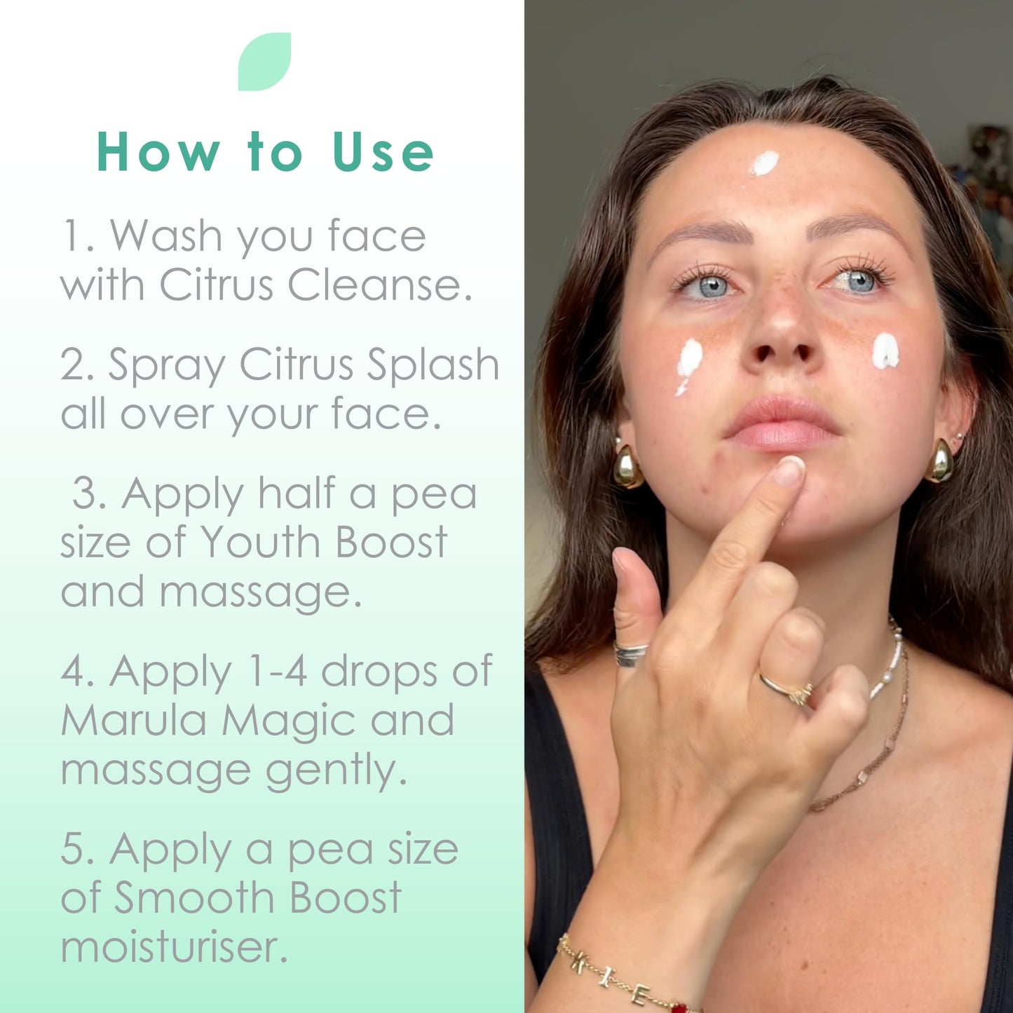 WildMint 5-Step Superfood Clear Skin Kit | Natural Cleanser, Toner, Serum, Face Oil & Moisturiser | Skincare for Acne, Sensitive, Dark Spots, Dry & Mature Skin | UK Made Vegan & Cruelty-Free Skincare