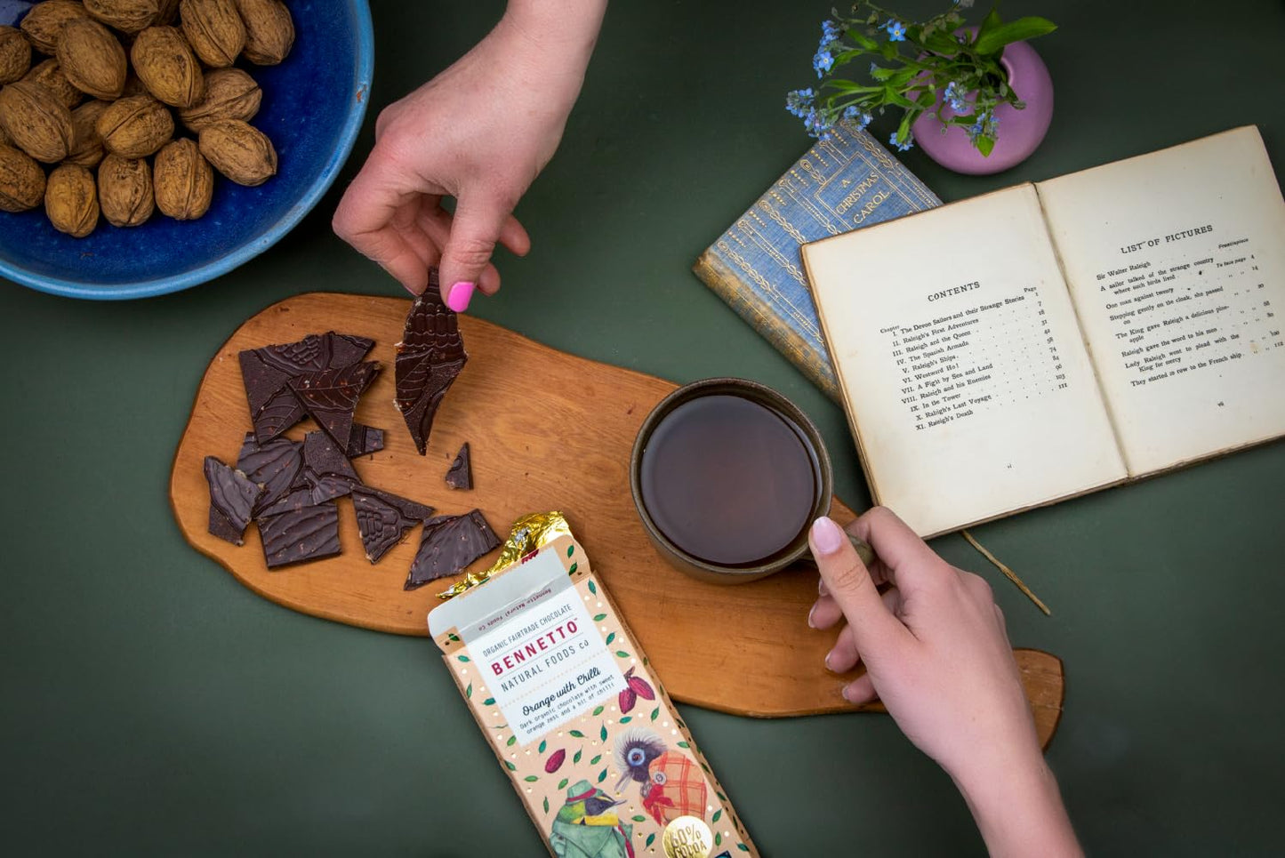 Organic Fairtrade Dark Chocolate – Bennetto 6×80 g Gift Set