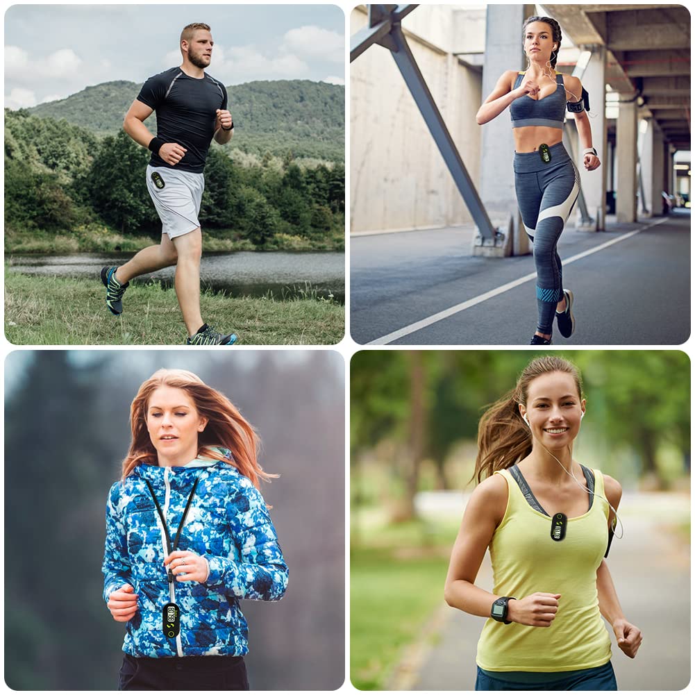 Flintronic Mini 3D Walking Pedometer – Portable Clip Tracker