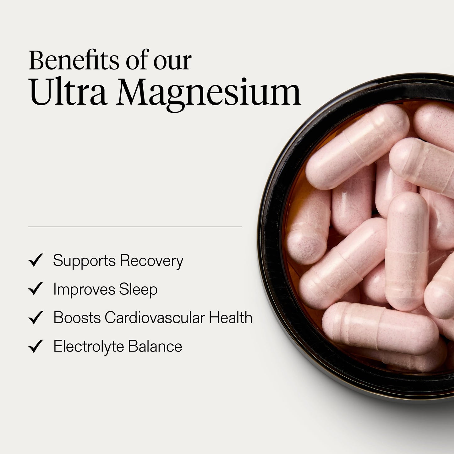 Puresport Ultra Magnesium Performance Nootropic (90 Capsules) | Supports Recovery & Sleep | Boosts Cardiovascular Health | Maintains Electrolyte Balance | Reduces Fatigue | Informed Sport Certified