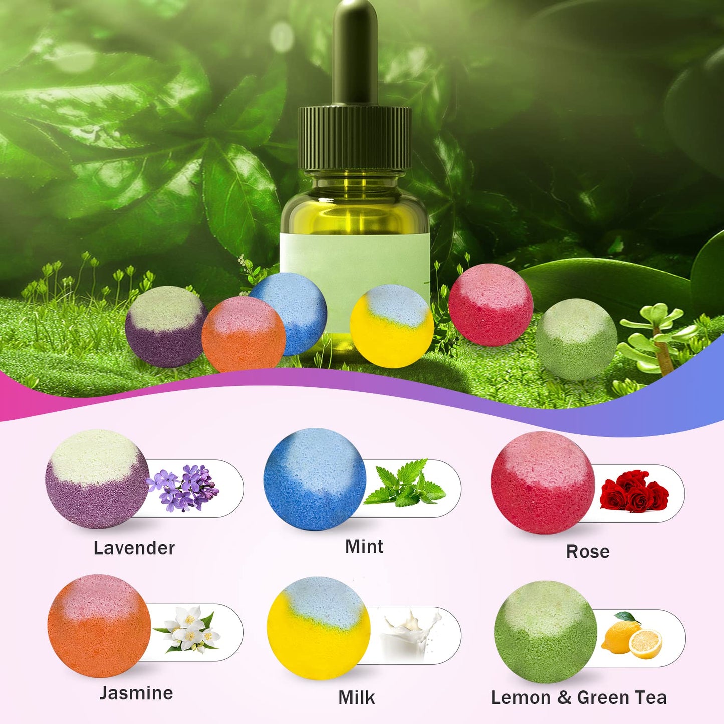 30 Pcs Bath Bomb Natural Organic Mini Bath Bombs, Handmade with Rich Fizz - Best Birthday Gift for Kids/Women/Men, Mother's Day