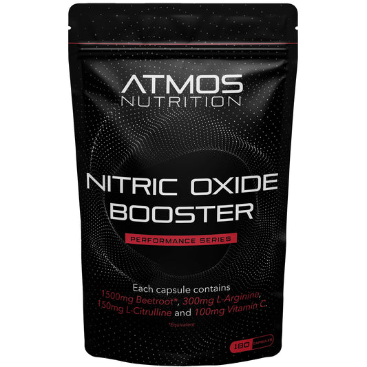 6,150mg Nitric Oxide Booster - 180 High Strength Tablets with L-Arginine, L-Citrulline, Beetroot, and Vitamin C - Blood Flow, Energy, Performance Supplement for Gym, Powerlifting, and Bodybuilding