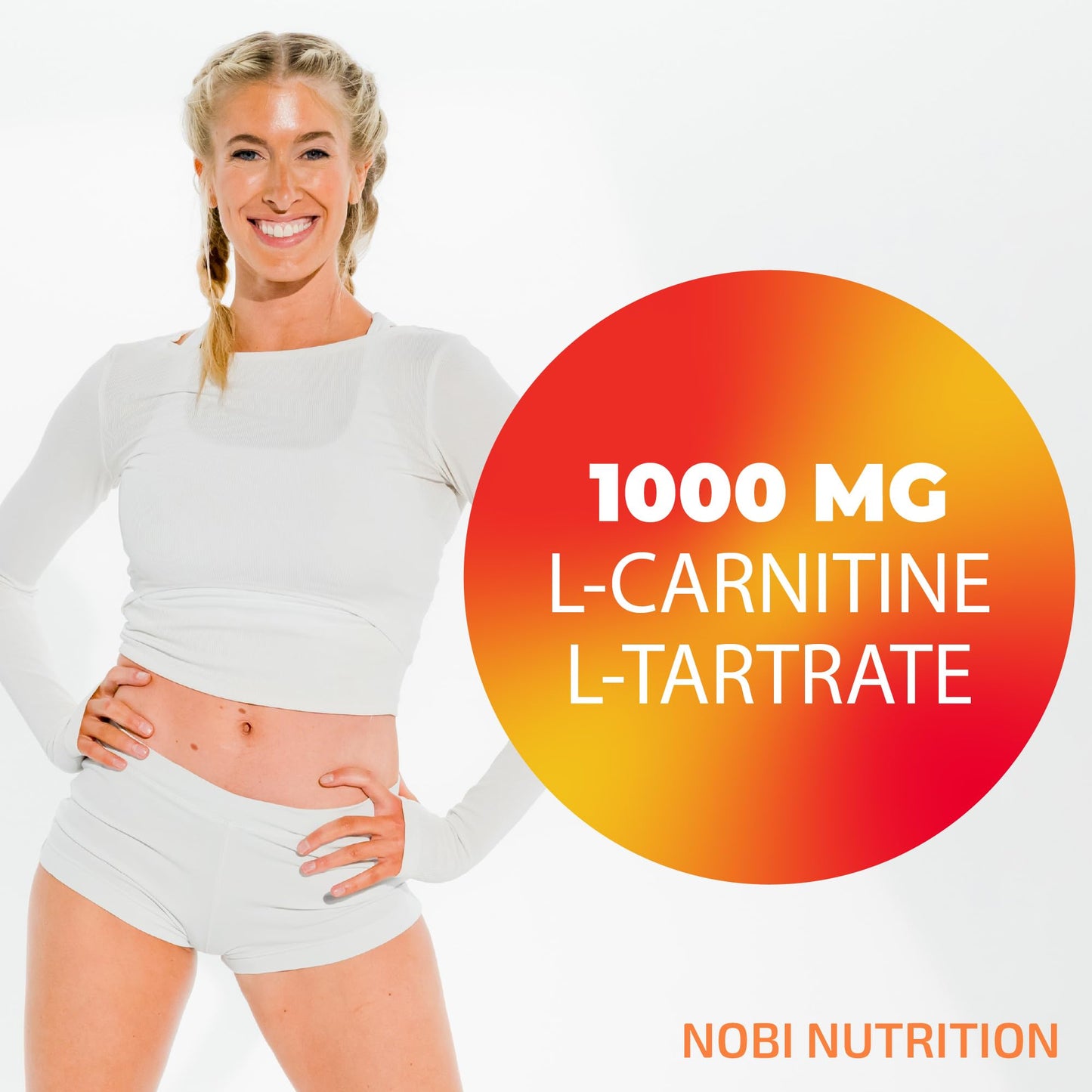 L Carnitine 1100mg | Performance, Fitness, Energy & Metabolism Support Supplement for Men & Women | L-Carnitine L Tartrate Complex to Support Thermogenesis & Weight Management | Vitamin D | 60 Tablets