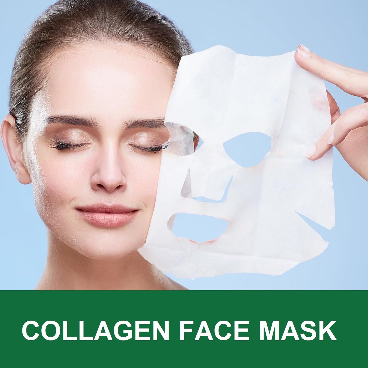 Collagen Q10 Retinol Face Mask – Pack of 10 | TRYTLION