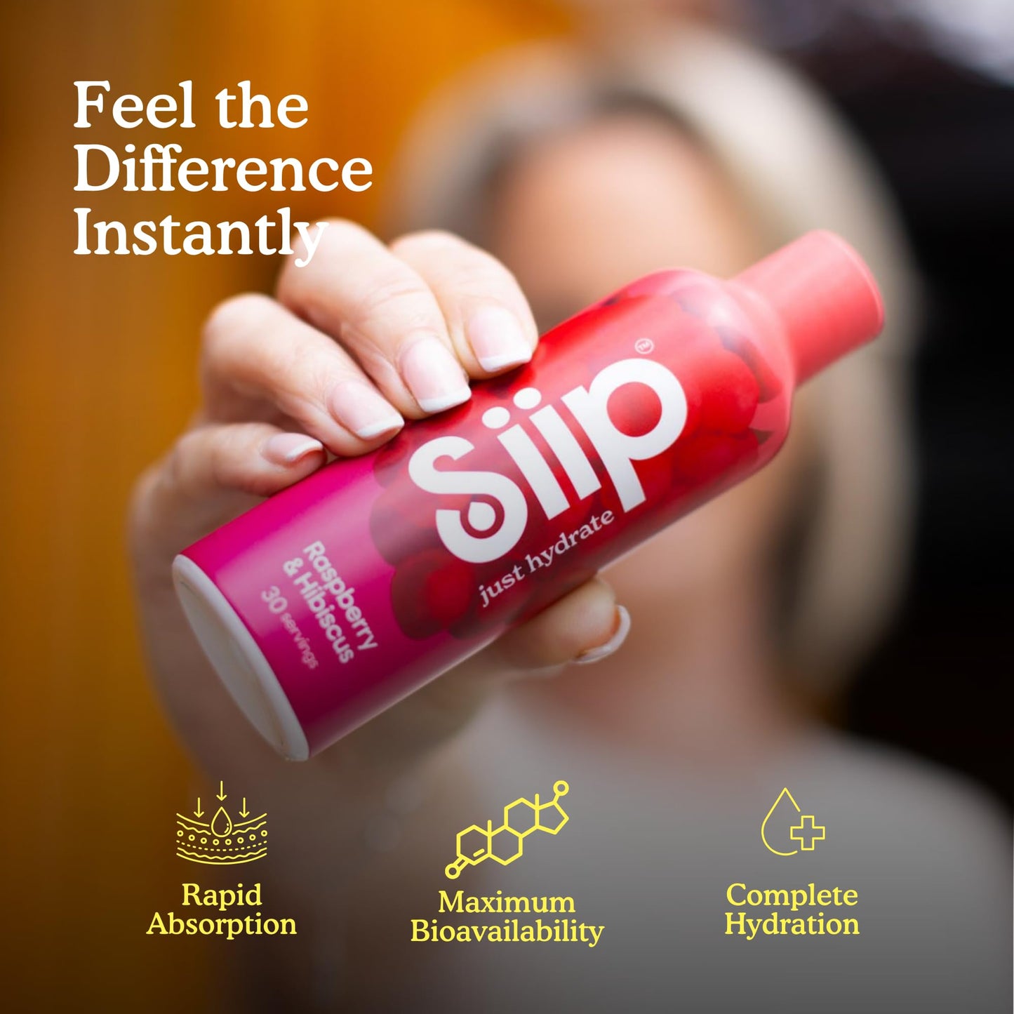 Siip Hydrate Zero Cal. 90 Drinks, Electrolytes, Vitamins, 3 Fruits Flavours