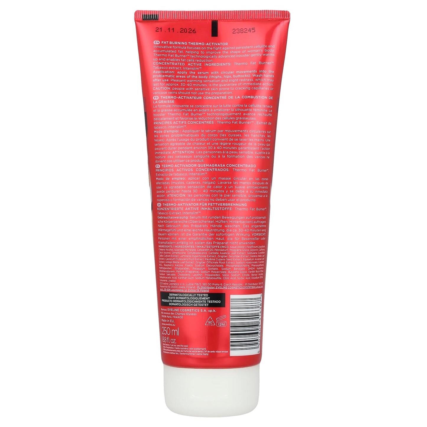 Thermo Active Slimming Serum (Thermo Fat Burner) 250 ml