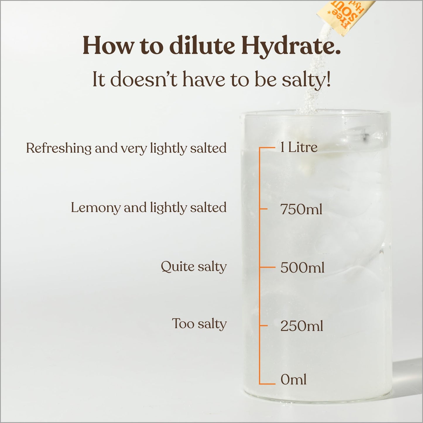 Free Soul Hydrate | Electrolyte Hydration Sachets with Sodium, Magnesium, Vitamin C, & More | Zero Sugar, Advanced Electrolyte Powder for Daily Use | Citrus Salt Flavour | 30 Sachets