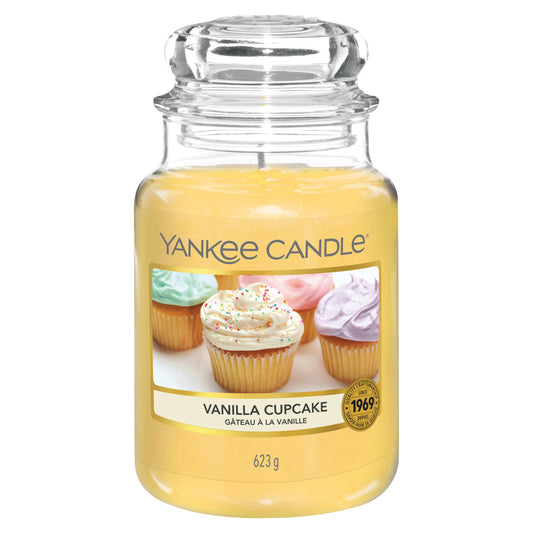 Yankee Candle – Vanilla Cupcake Large Jar (Up to 150 Hours)