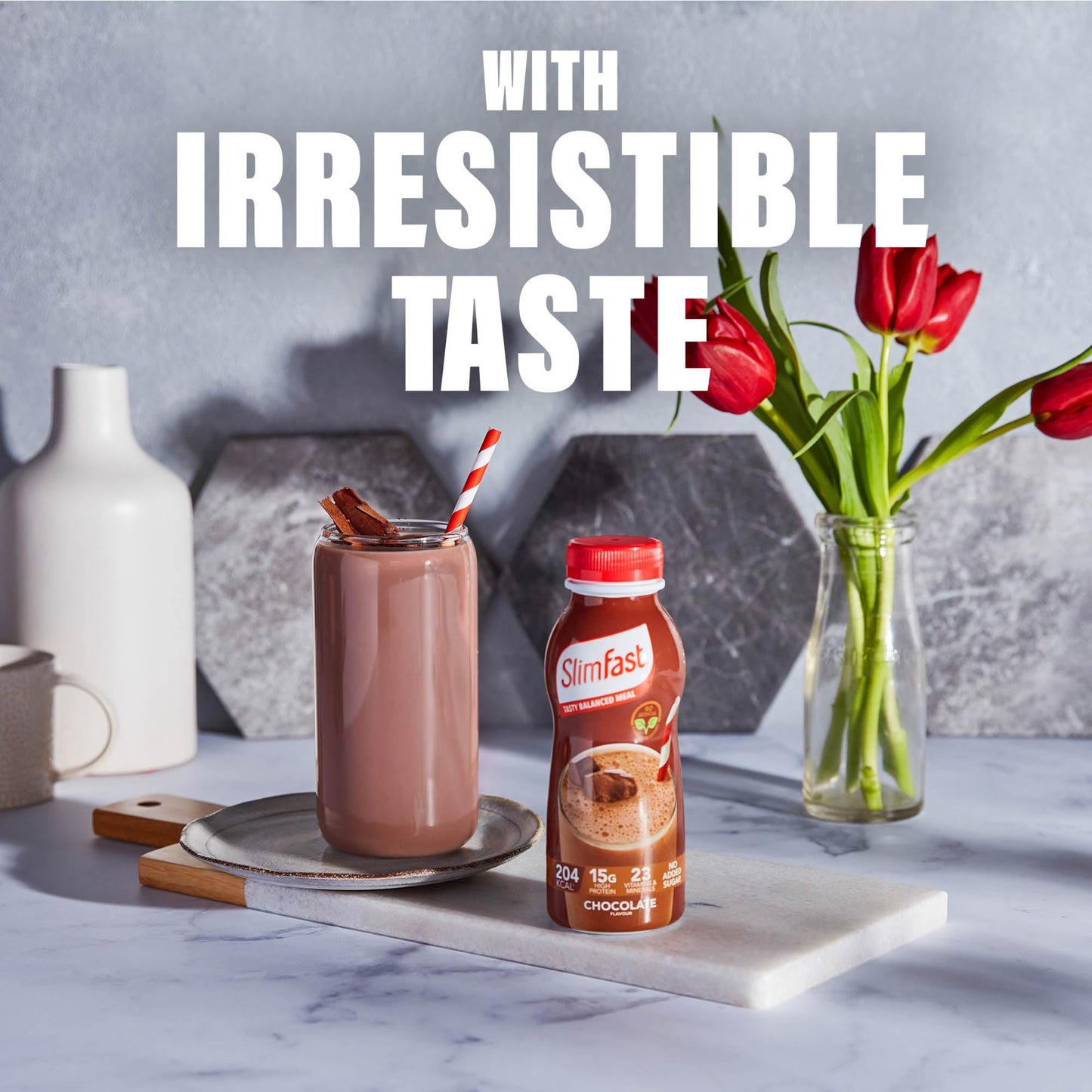 SlimFast Ready To Drink Chocolate Shake – 6 x 325ml