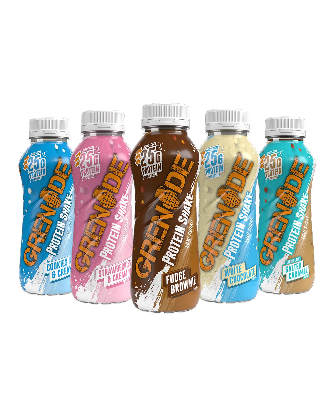 Grenade High Protein Shake Fudge Brownie 8×330ml | TRYTLION