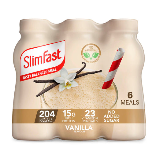 SlimFast Ready To Drink Vanilla Shake – 6×325 ml | TRYTLION