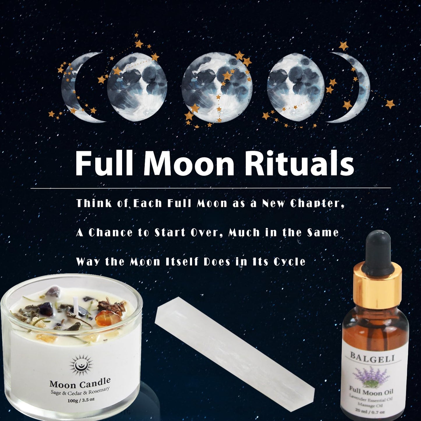 jagdag Spiritual Gifts, Energy Cleansing Kit, Chakra Candles, Positive Energy Crystals, Meditation Kit, Sage Cystal Candles Cleansing House Negative Energy, Spiritual Healing Gifts Women & Men, White
