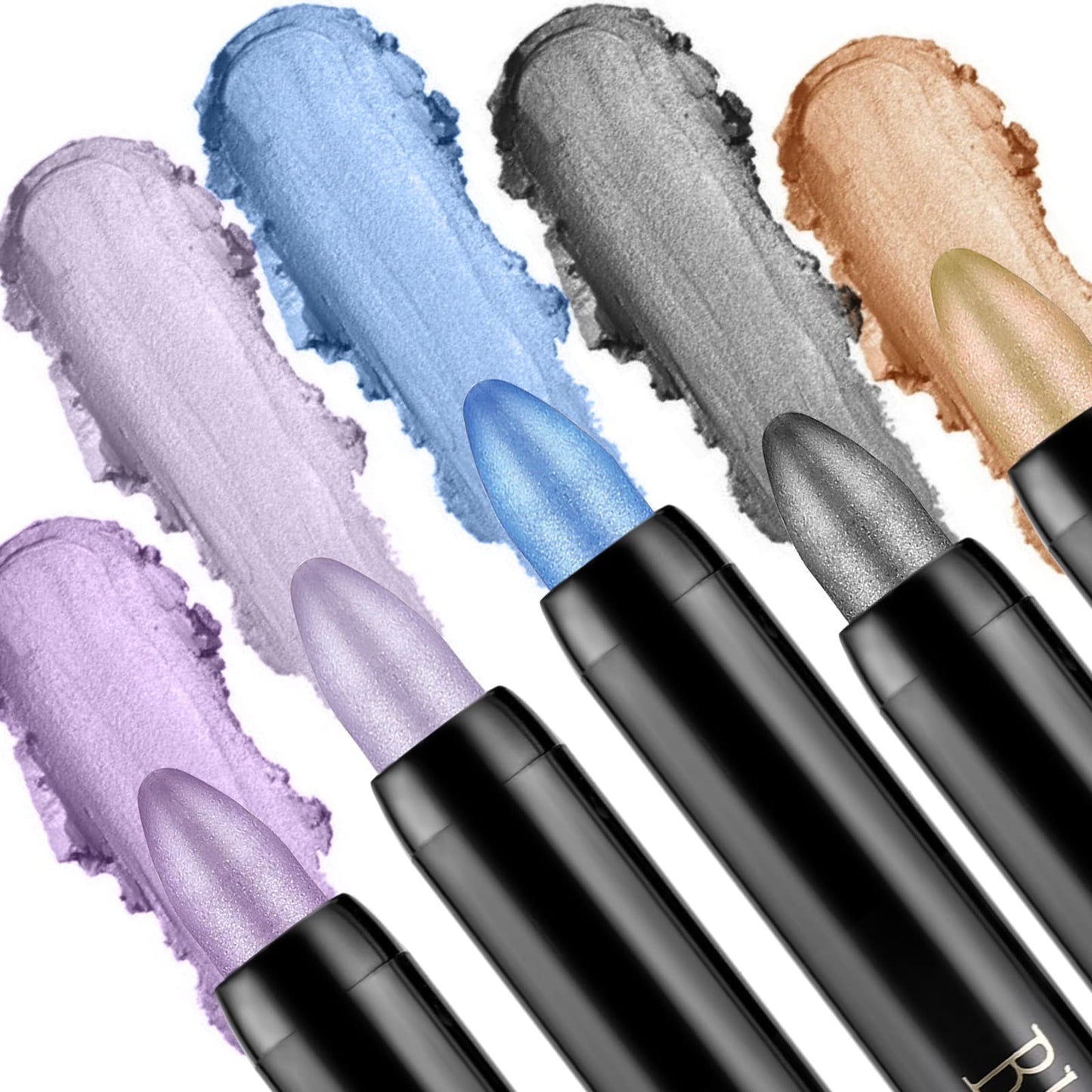 Boobeen Eyeshadow Pencil Crayon Waterproof Eyeshadow Stick Shimmer Cream Eyeshadow Pen Create Glitter Eye Makeup, Easy to Use (13#)
