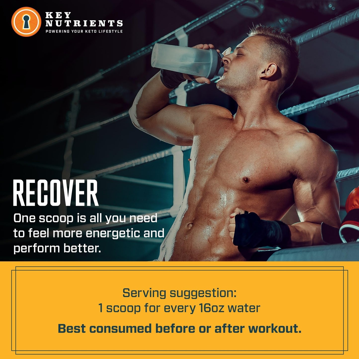 Key Nutrients Electrolytes Powder - Multivitamin & Minerals Electrolytes Powder - 90 Servings of Tangy Orange - Hydration Powder - Supercharged Rehydration Sachets with 16 Vitamins & Minerals