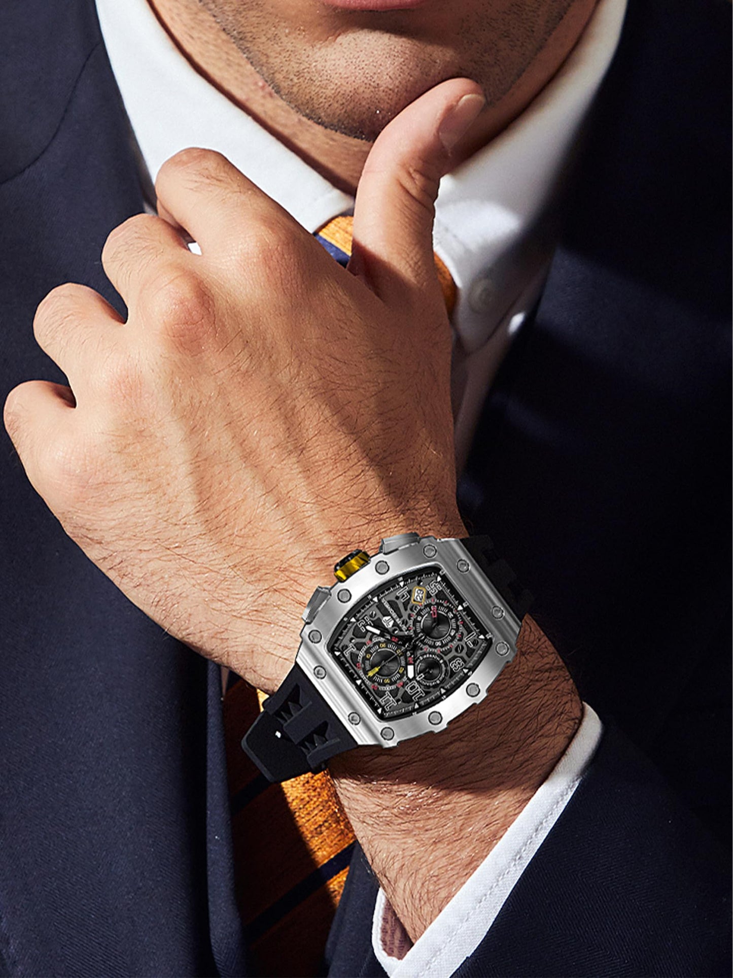 TSAR BOMBA TB8204 Elemental Series Chronograph / Calendar Watch