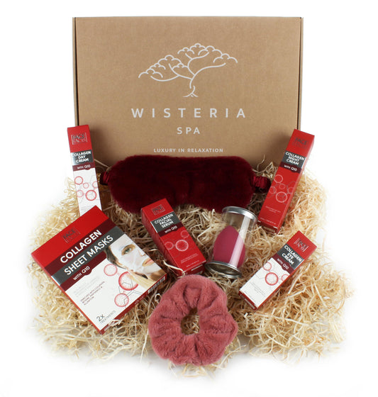 Wisteria Spa Collagen +Q10 Look Good Booster - Pamper Hamper Gift Set For Women